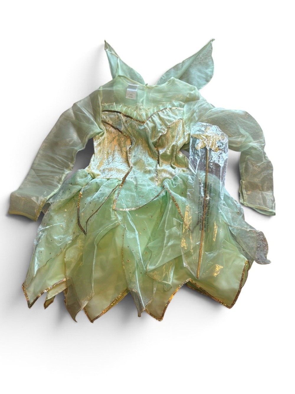 Disney Store Tinker Bell Costume Medium Adult Women’s Green Halloween Land World
